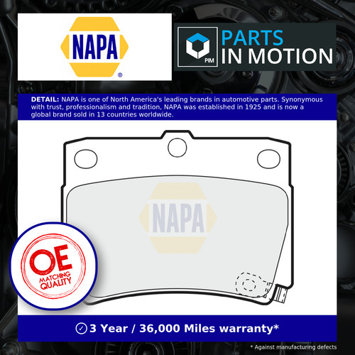 Brake pads set fits - brake,