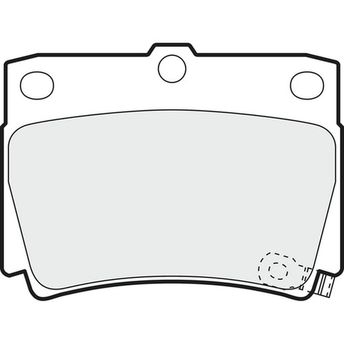 Brake pads set for - for, mitsubishi