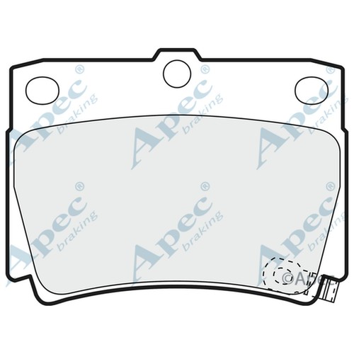 Brake pads set for - brake, mitsubishi