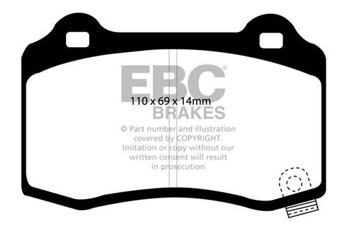 Ebc ultimax rear brake pads - ultimax,