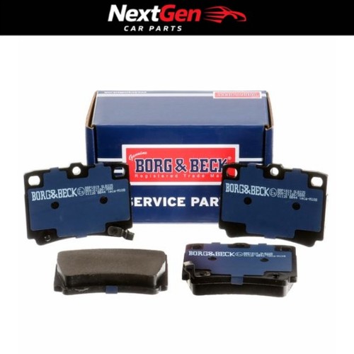 Rear brake pads borg - brake, beck