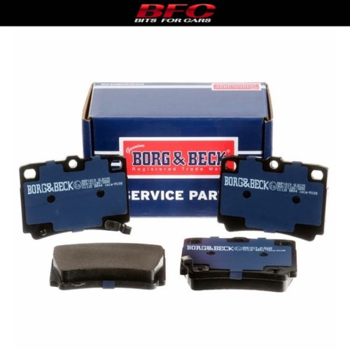 Rear brake pads borg - rear, beck