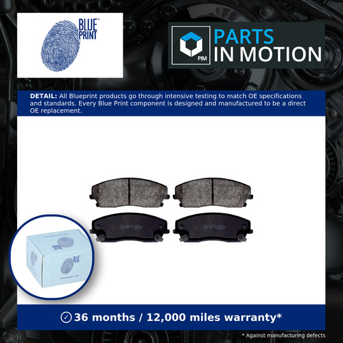 Brake pads set - pads, dodge