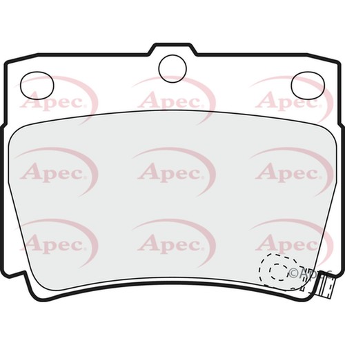 Brake pads set for mitsubishi - pads,