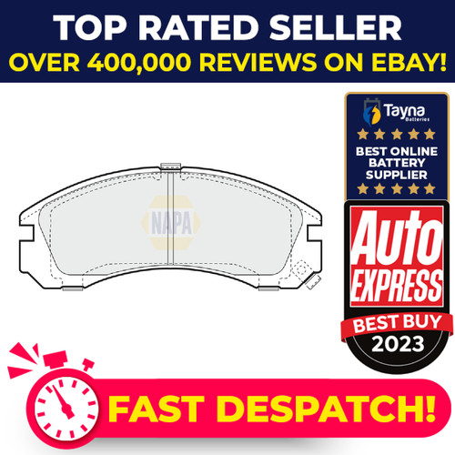 Brake pads set fits - brake, mitsubishi