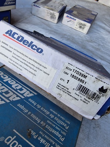Acdelco front brake pads - brake,