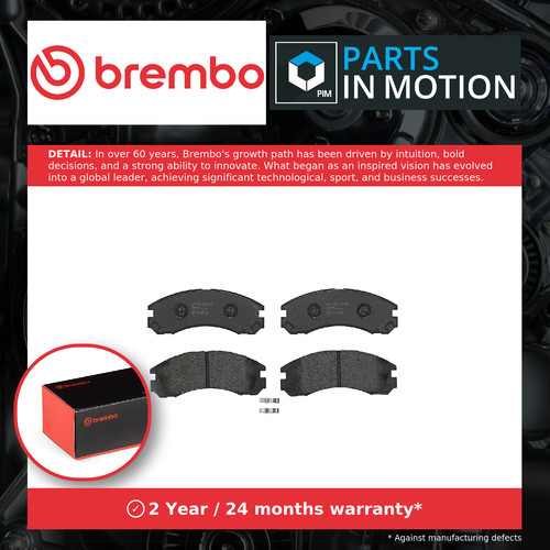 Brake pads set fits - set, mitsubishi