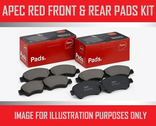 Front and rear brake pads - and,